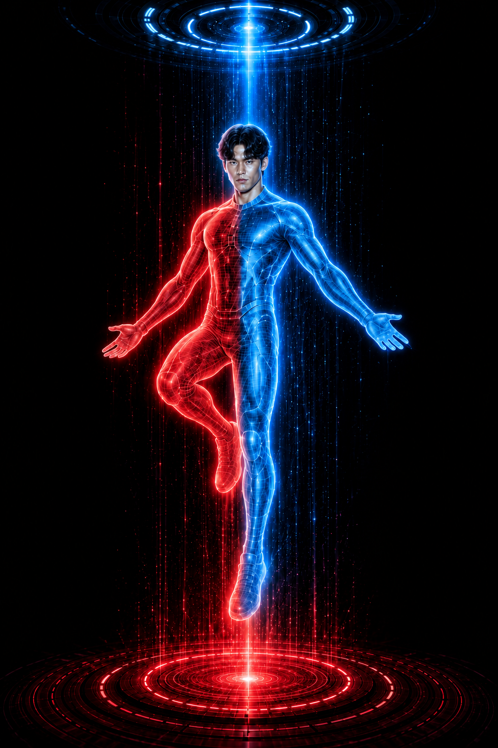 Clone4ever concept illustrating the evolution of a persistent digital identity during Clone4ever: Origin research.